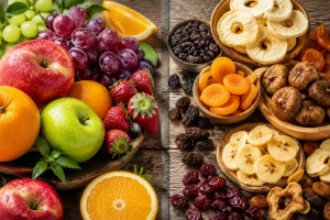 میوه تازه یا میوه خشک؟ کدام ارزش غذایی بیشتری دارد؟